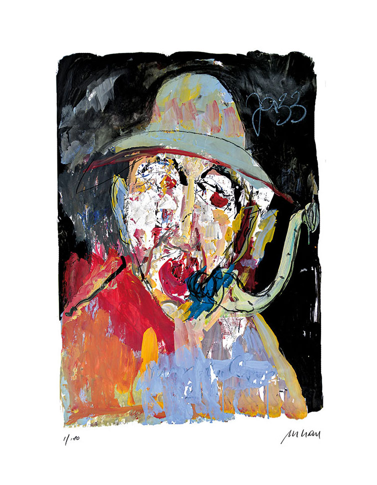 Armin Mueller-Stahl: Bild ‚Rhythm and Blues‘ (2023), ungerahmt