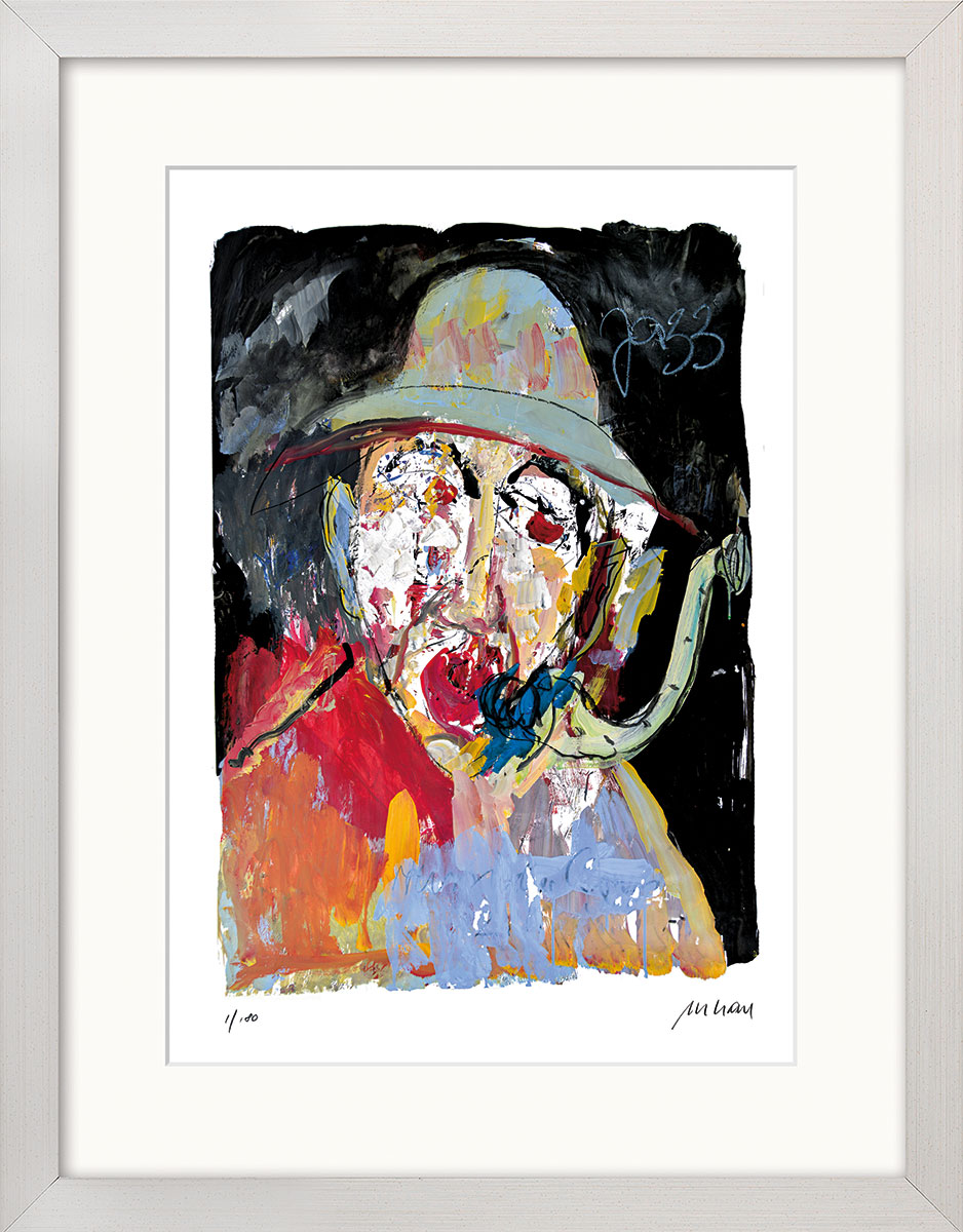 Armin Mueller-Stahl: Bild ‚Rhythm and Blues‘ (2023), gerahmt