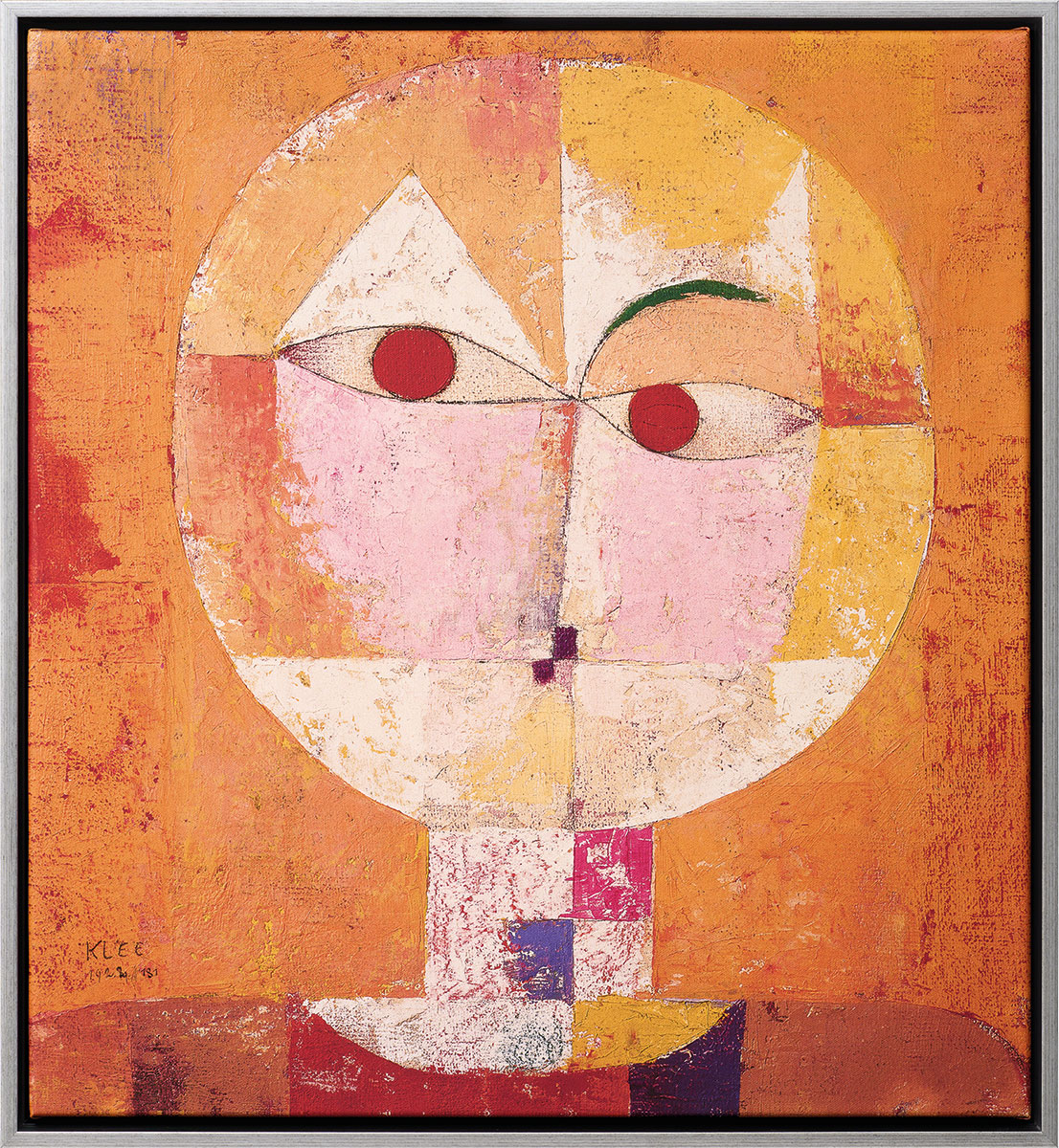 Paul Klee: Bild ‚Baldgreis‘ (1922), gerahmt