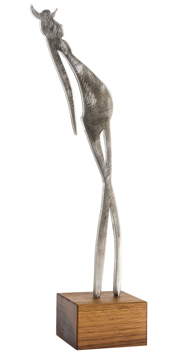 Guido Häfner: Skulptur ‚Fredegunde‘, Edelstahl