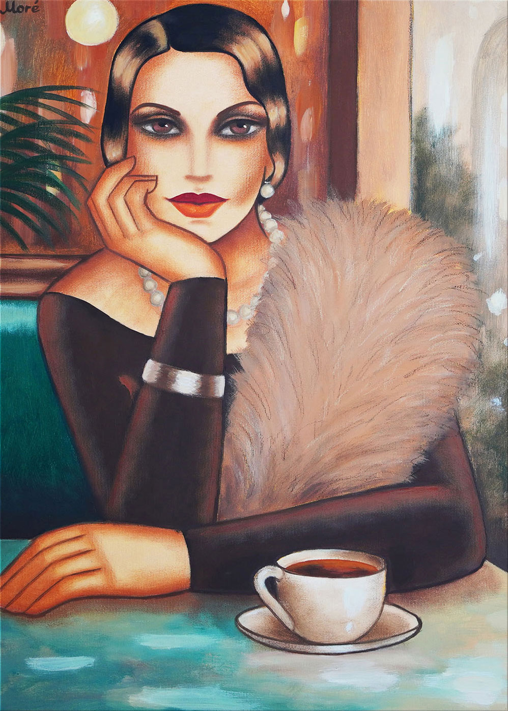 Ekaterina Moré: Bild ‚Nostalgia‘ (2024) (Original / Unikat), auf Keilrahmen