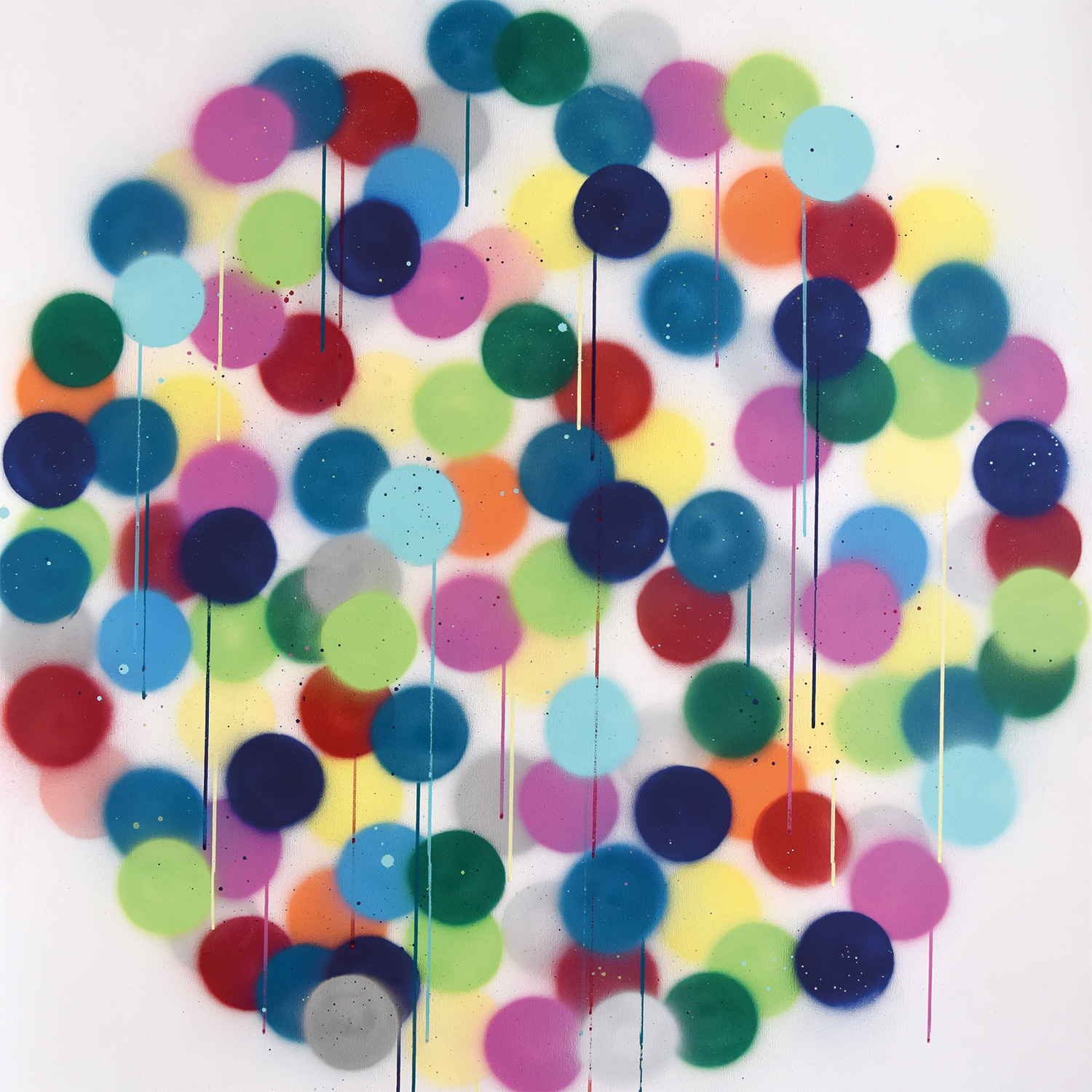 Astrid Stoeppel: Bild ‚Spraydots #6‘ (2021)