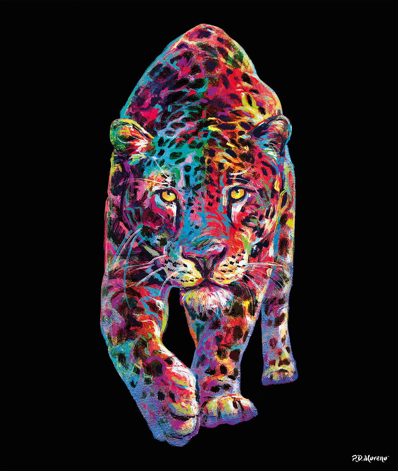 PD Moreno: Bild ‚Leopard‘, ungerahmt