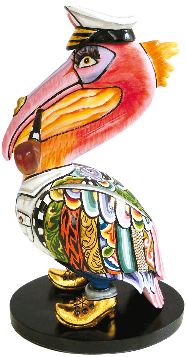Tom’s Drag: Skulptur ‚Pelikan Petros‘