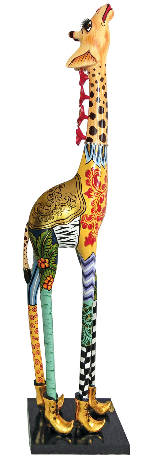 Tom’s Drag: Giraffe ‚Little Roxanna‘, handbemalt