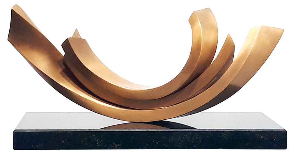 Kuno Vollet: Skulptur ‚Balance 2‘ (2020), Bronze