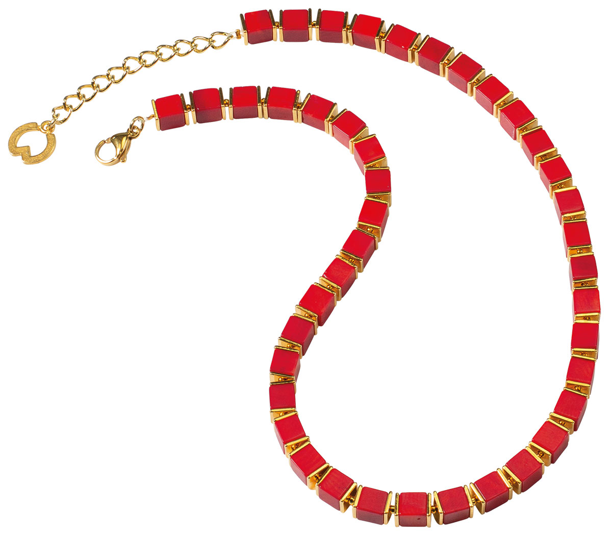 Petra Waszak: Collier ‚Coral‘, Schmuck