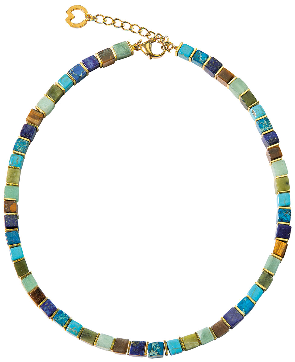 Petra Waszak: Collier ‚Bergsee‘, Schmuck