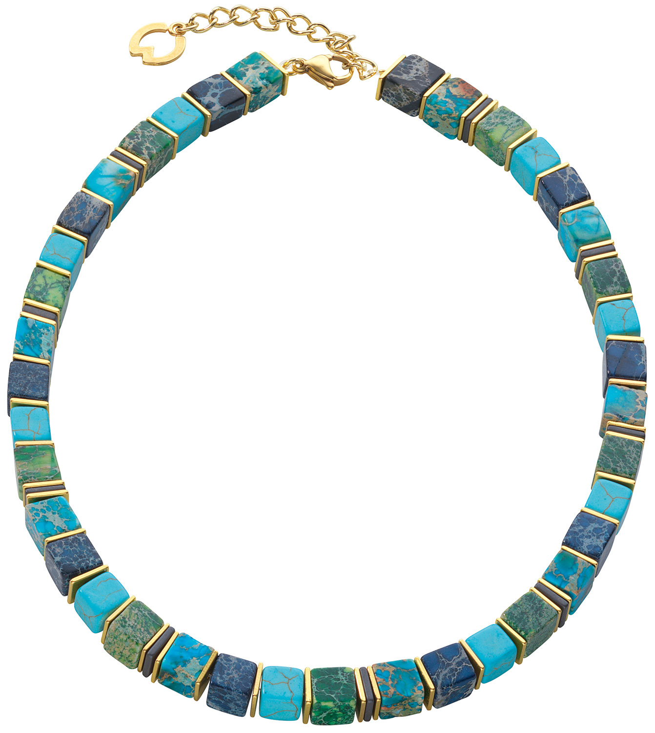 Petra Waszak: Collier ‚Blue Star‘, Schmuck