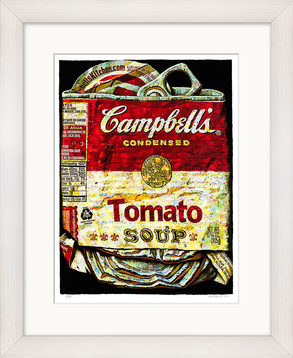Andrei Krioukov: Bild ‚Tomato Soup‘ (2022), gerahmt