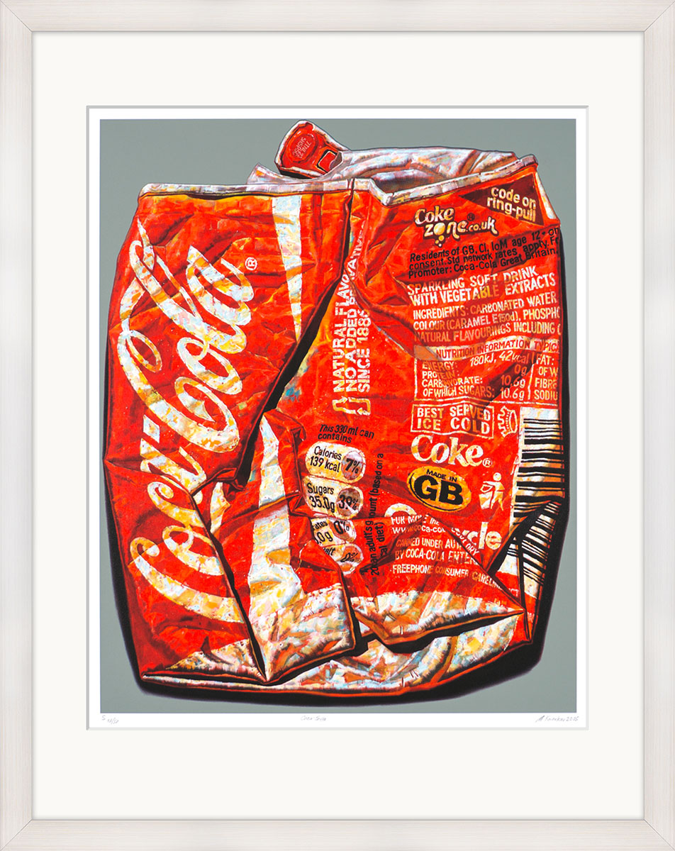 Andrei Krioukov: Bild ‚Coca Cola‘ (2015), gerahmt