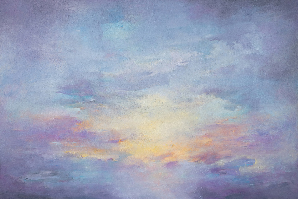 Susann Ohlendorf: Bild ‚In Mellow Haze‘ (2023) (Original / Unikat), auf Keilrahmen