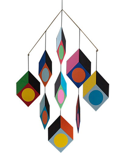 Decken-Mobilé ‚Cubeillusion‘ – Design Louise Helmersen