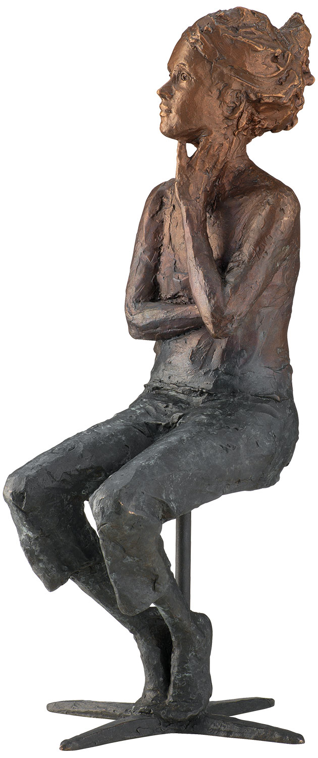 Valerie Otte: Skulptur ‚Was wäre wenn‘, Bronze