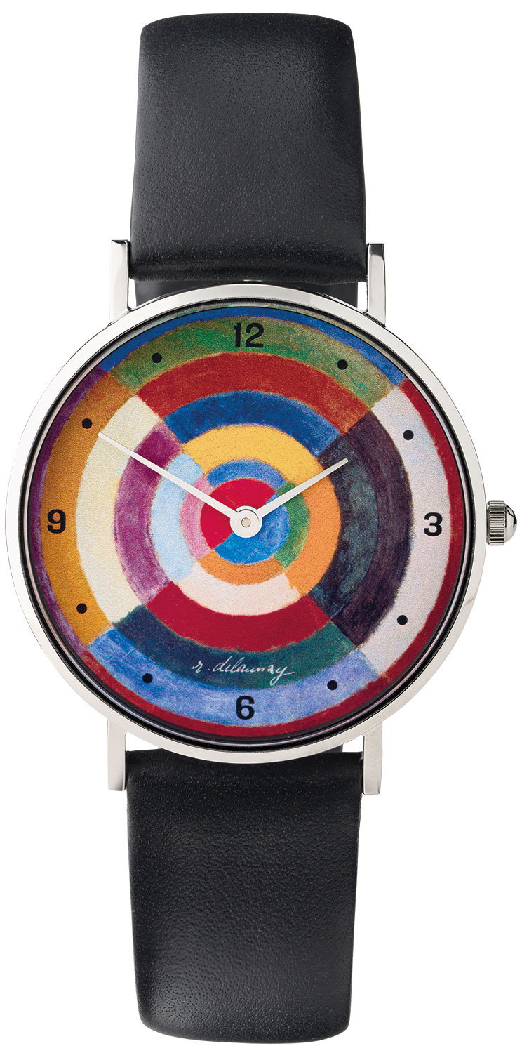 Robert Delaunay: Künstler-Armbanduhr ‚Disque (Le premier disque)‘ – Unisex