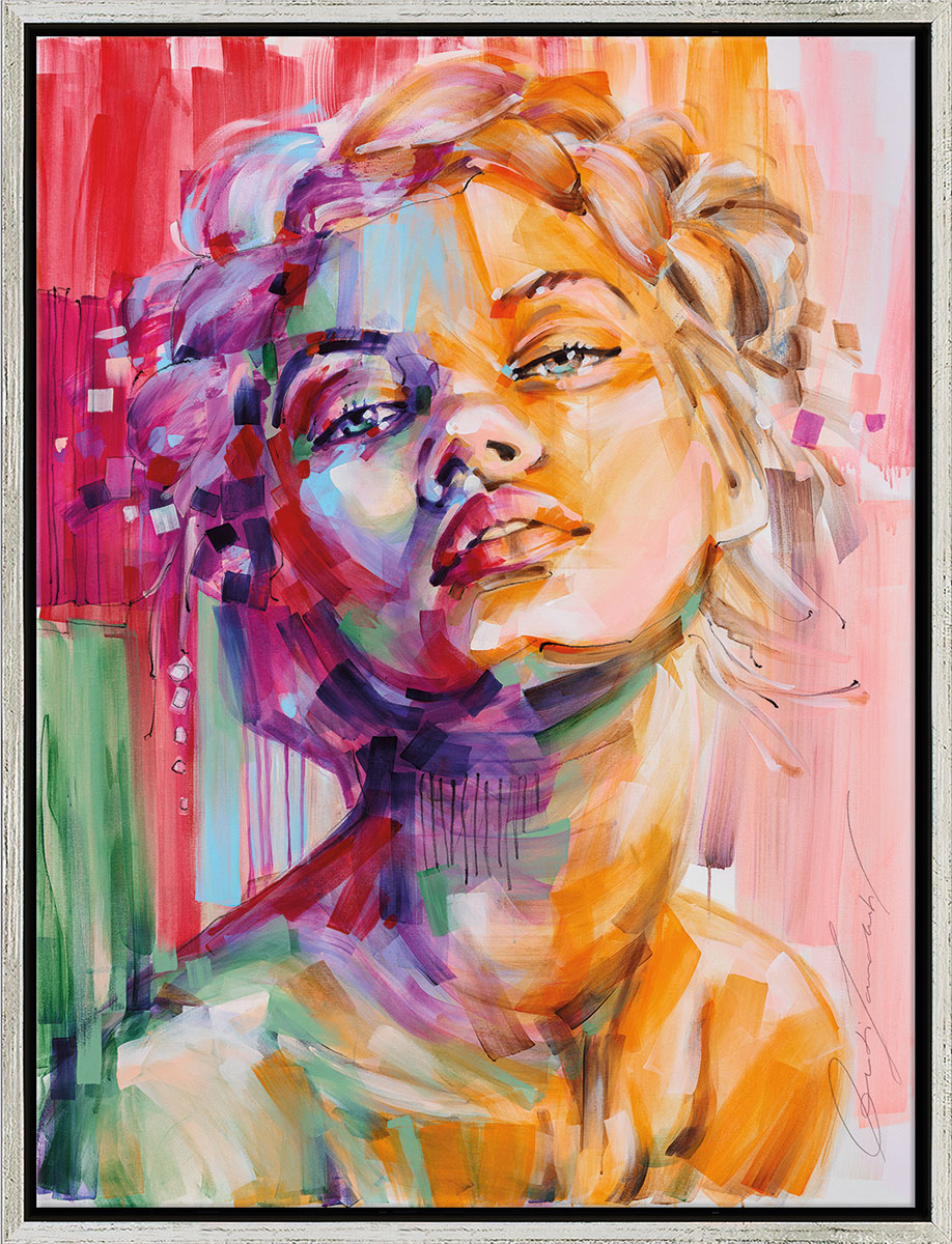 Gerti Landwehr: Bild ‚Emotions‘ (2023), gerahmt