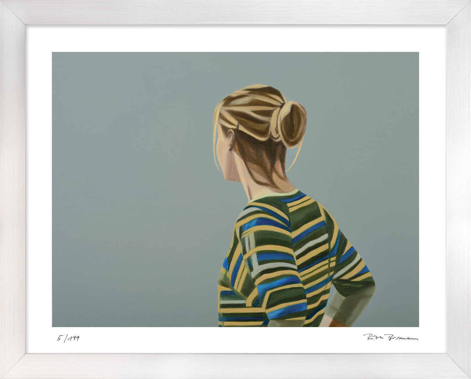 Ruth Bussmann: Bild ‚Peggy V‘ (2015), gerahmt