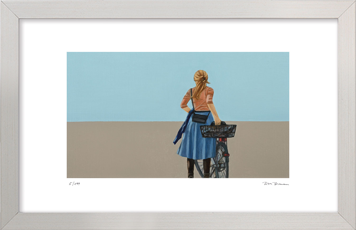 Ruth Bussmann: Bild ‚Passagen (35)‘ (2023), gerahmt