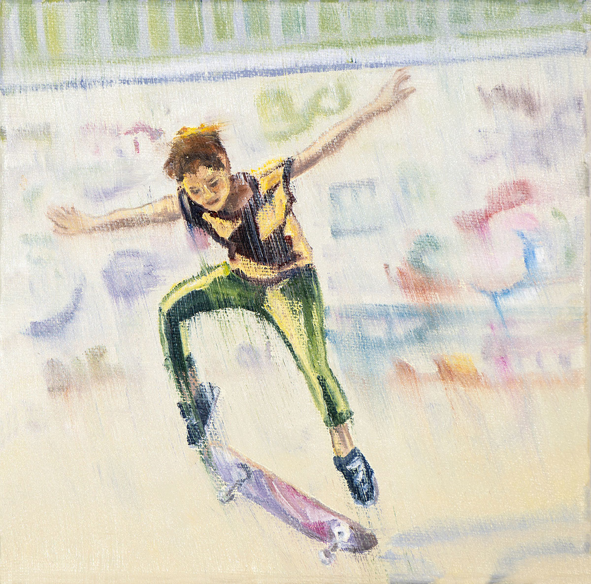 Anja Struck: Bild ‚Glücksmomente XIV‘ (2024) (Original / Unikat), auf Keilrahmen
