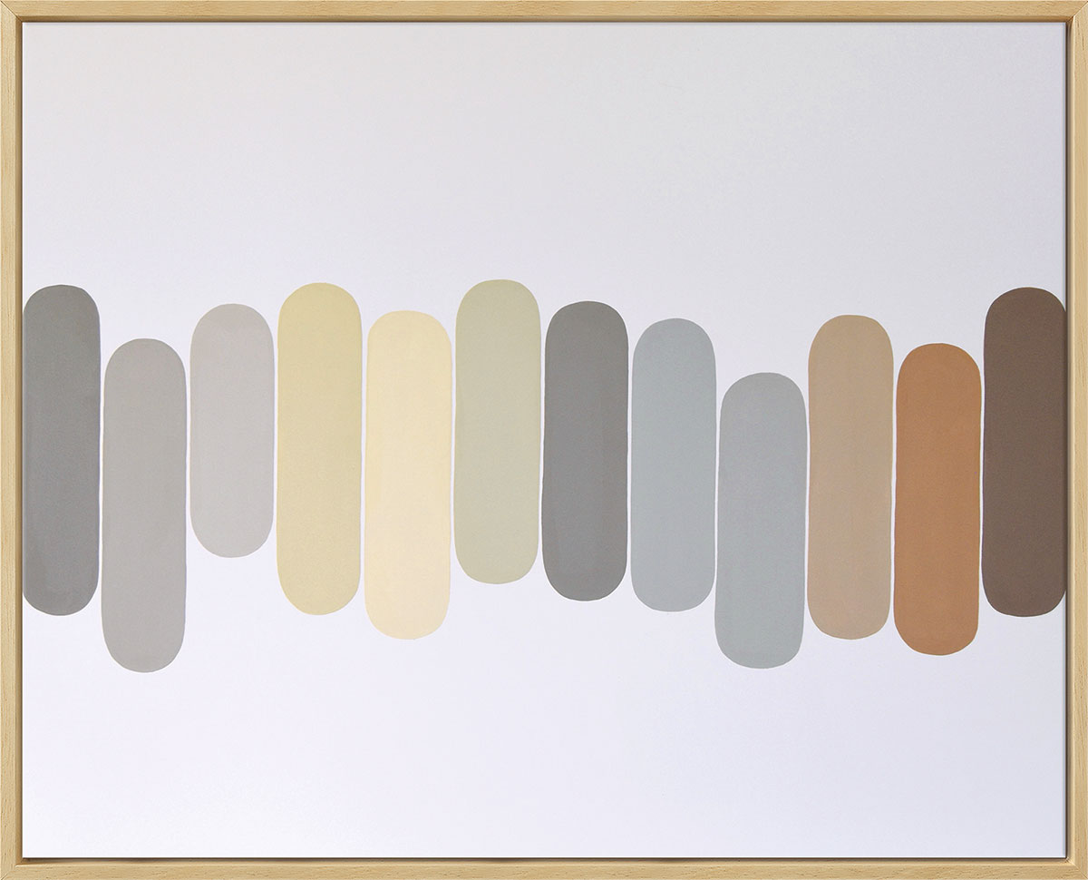 Astrid Stoeppel: Bild ‚Neutral Formation #3‘ (2023), gerahmt