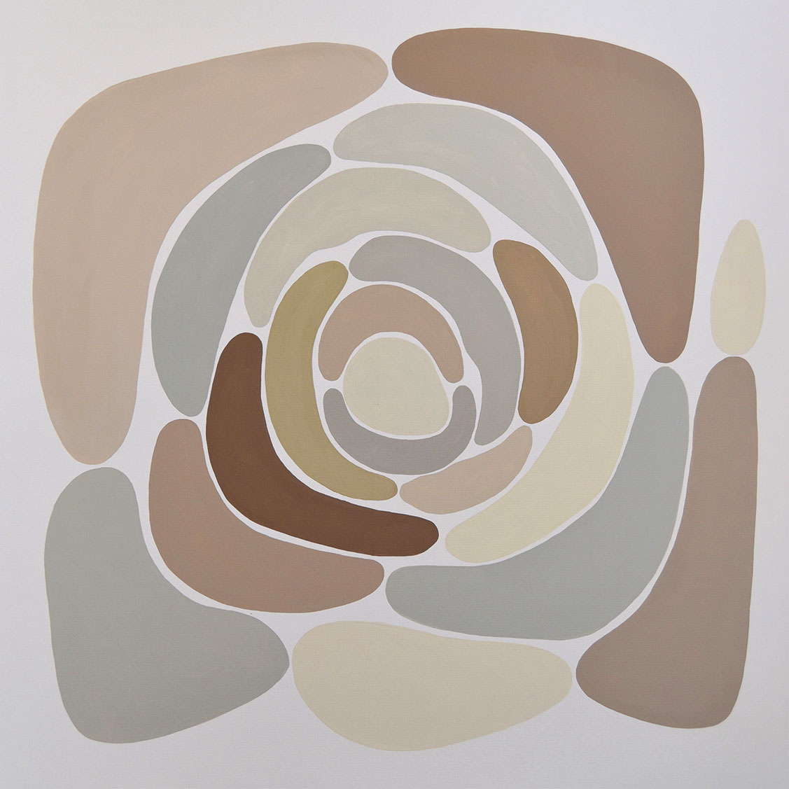 Astrid Stoeppel: Bild ‚Neutral Flower!‘ (2021), auf Keilrahmen