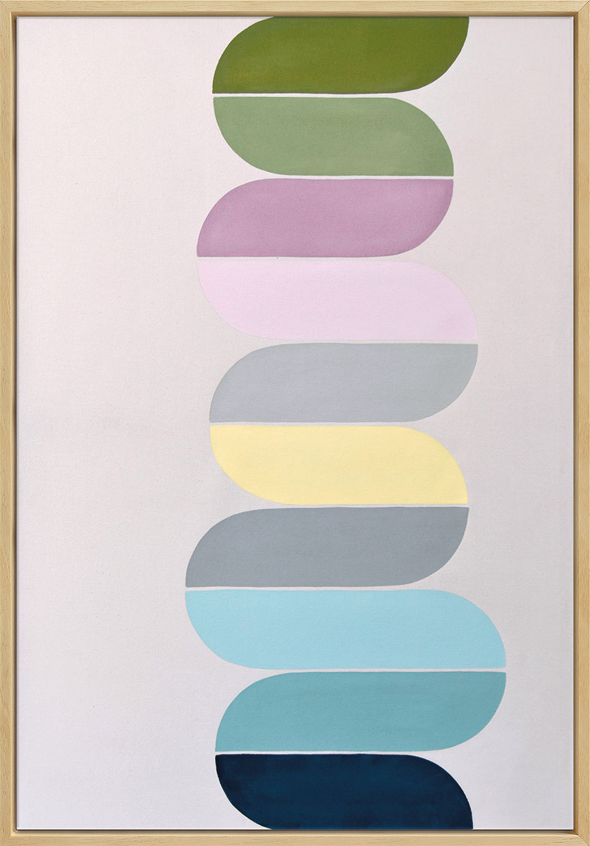 Astrid Stoeppel: Bild ‚Matt Formation #2‘ (2024), gerahmt