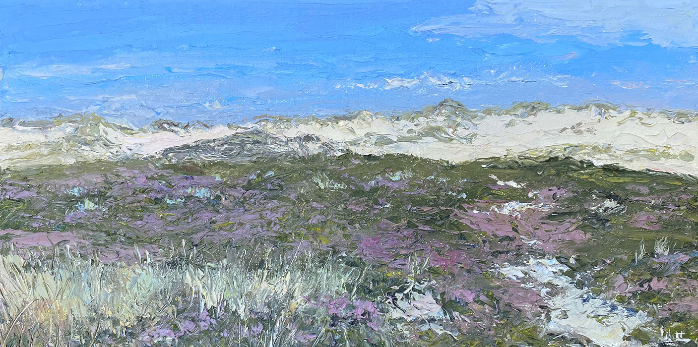 Peter Witt: Bild ‚Welle Lister Wanderdüne‘ (2024) (Original / Unikat), auf Keilrahmen