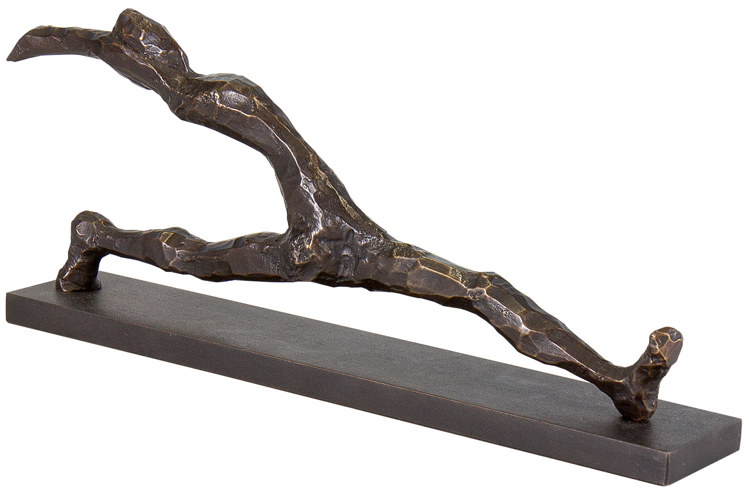 Alexander Heil: Skulptur ‚Großer Schritt‘ (2014), Bronze