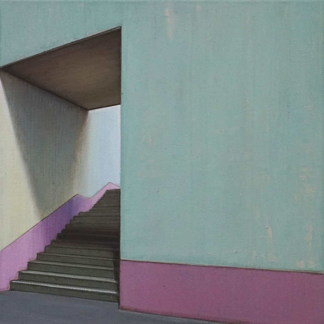 Tobias Stutz: Bild ‚Entrance I‘ (2023) (Original / Unikat), auf Keilrahmen