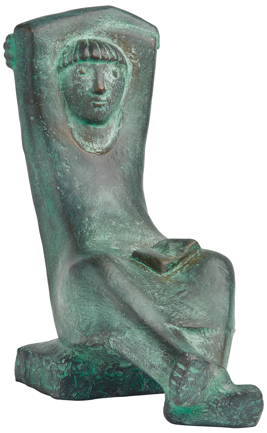 Gerhard Brandes: Skulptur ‚Lesefreuden‘, Bronze