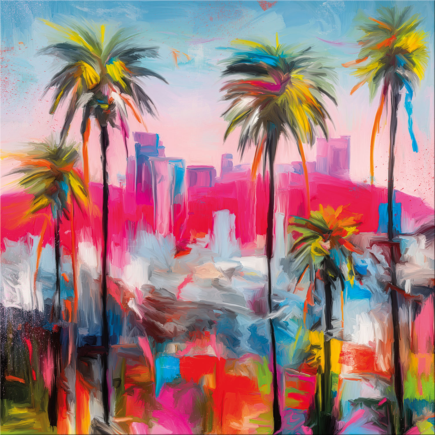 Holger Mühlbauer-Gardemin: Bild ‚Hollywood View‘ (2024), ungerahmt
