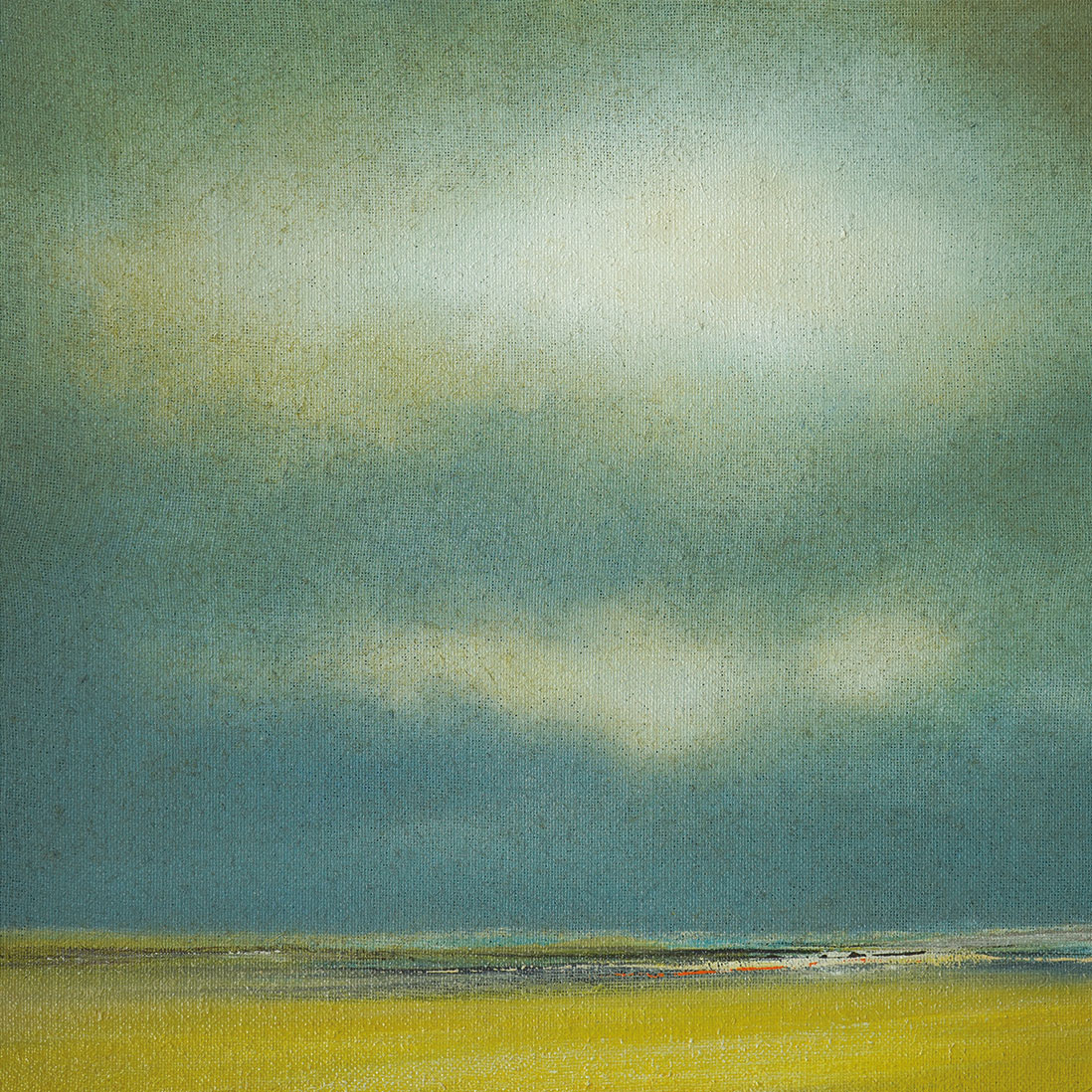 Hinrich JW Schüler: Bild ‚Abstrakte Landschaft VI-2010‘ (2010) (Original / Unikat), auf Keilrahmen