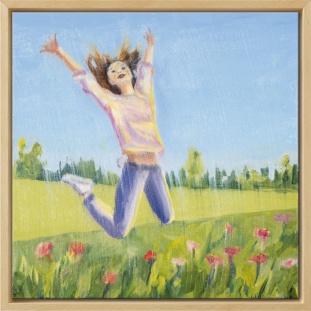 Anja Struck: Bild ‚Glücksmoment 3‘ (2024), gerahmt