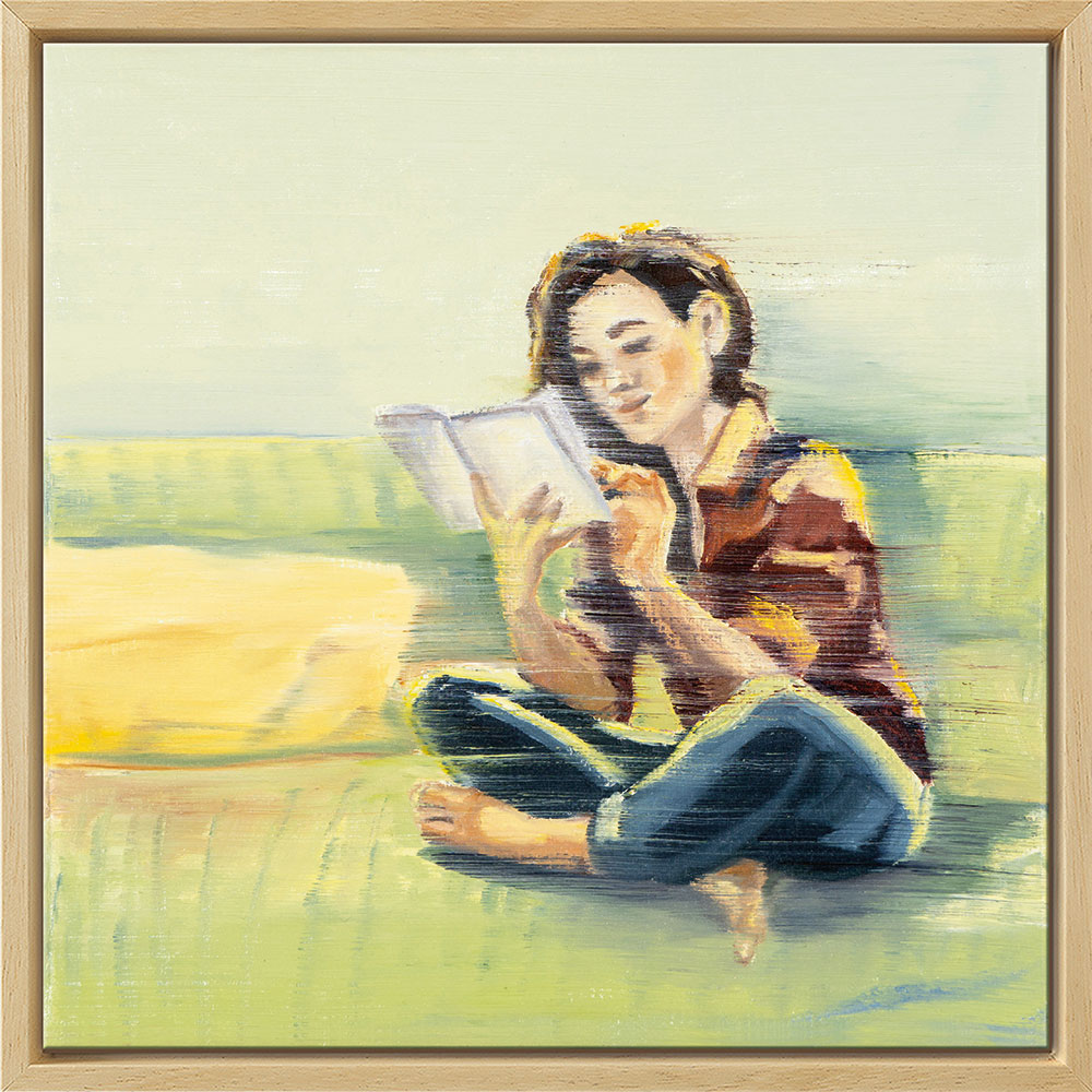 Anja Struck: Bild ‚Glücksmoment 21‘ (2024), gerahmt