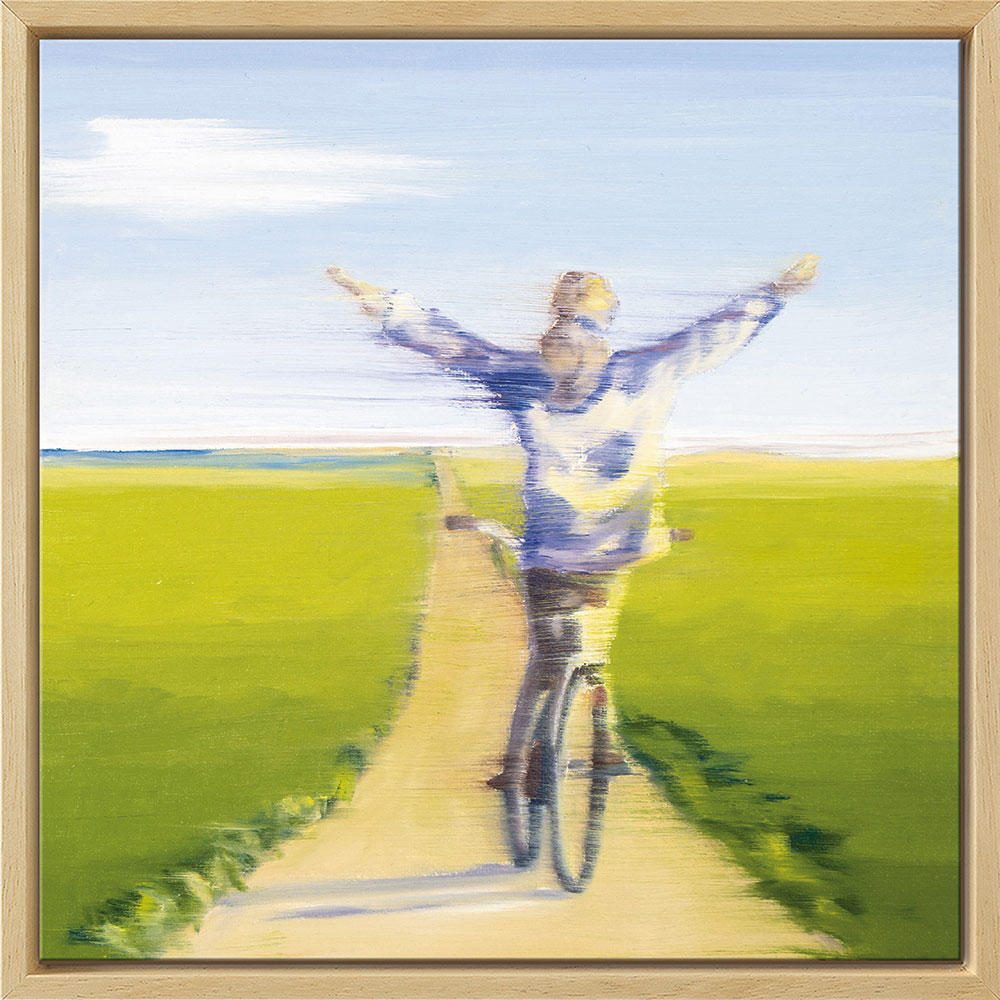 Anja Struck: Bild ‚Glücksmoment 8‘ (2024), gerahmt