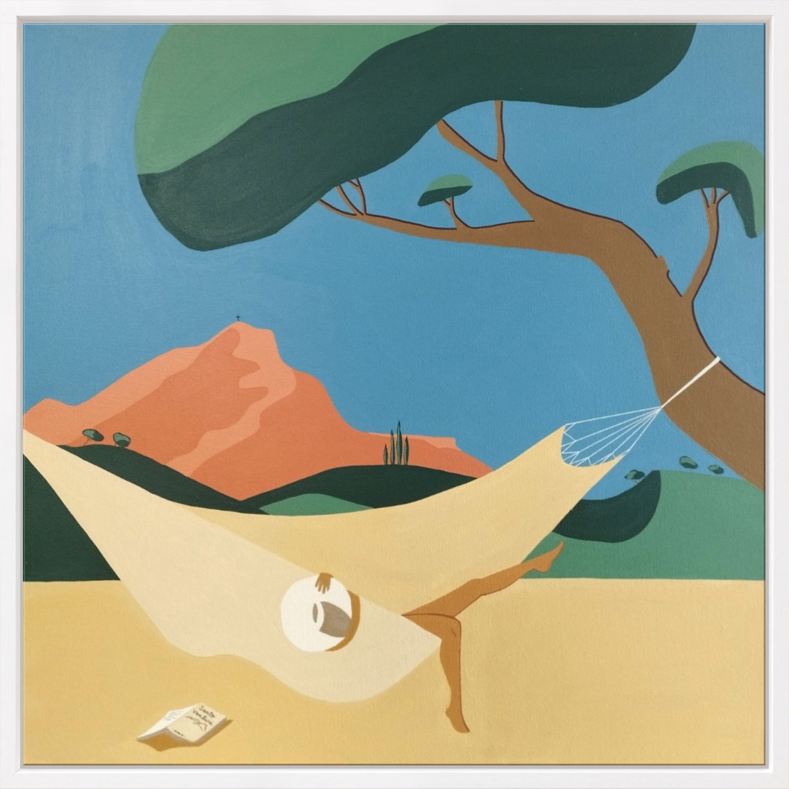 Marie Deforche: Bild ‚Aix-en-Provence #5‘ (2024) (Original / Unikat), gerahmt