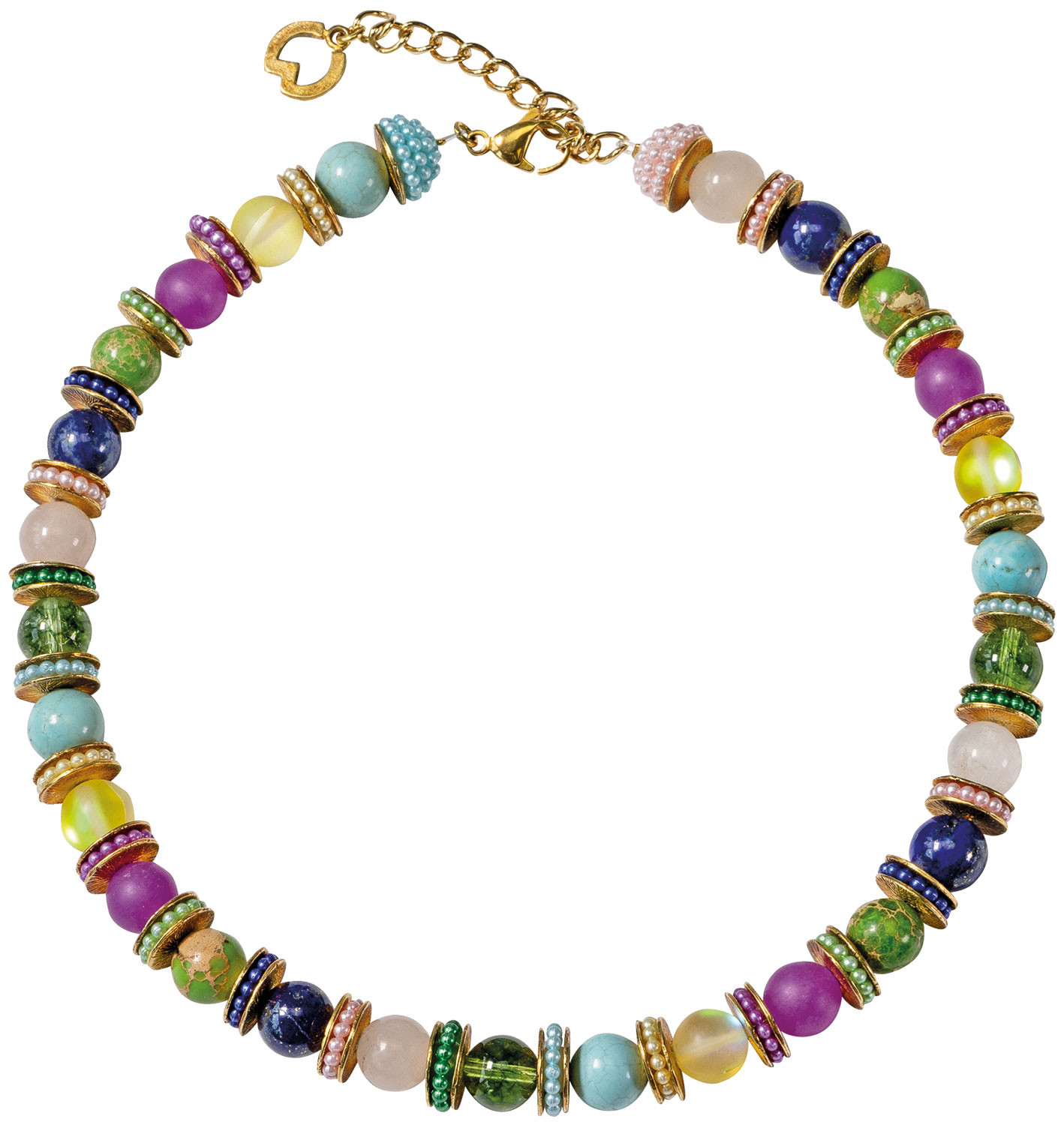 Petra Waszak: Perlencollier ‚Summer Dream‘, Schmuck