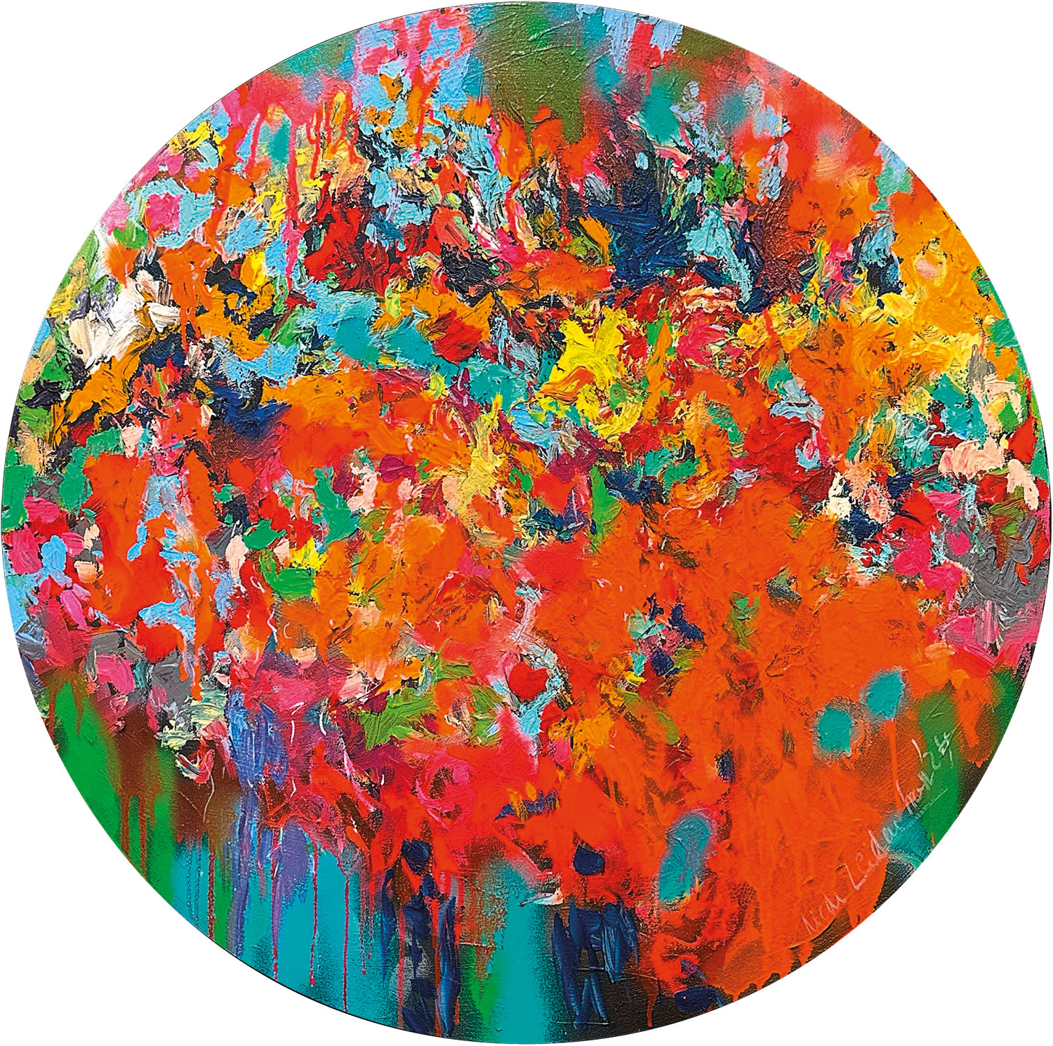 Nicole Leidenfrost: Bild ‚No Memories‘ (2024) (Original / Unikat), auf Keilrahmen