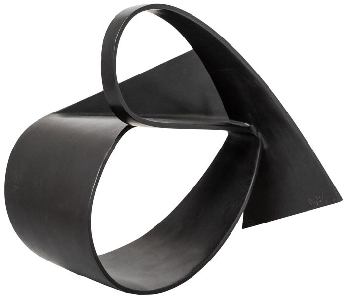 Vera Borghgraef: Skulptur ‚Swirl‘, Bronze