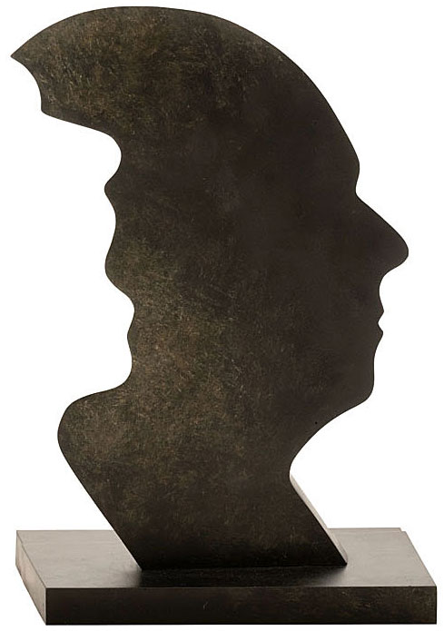 Marc Caelenberghe: Skulptur ‚Confidence‘, Bronze