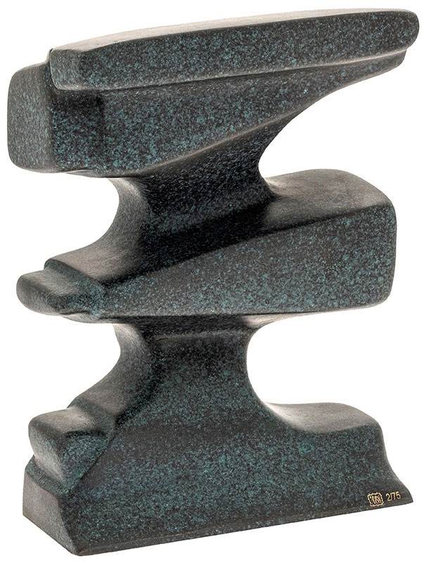 Örn Porsteinsson: Skulptur ‚Hlín‘, Bronze
