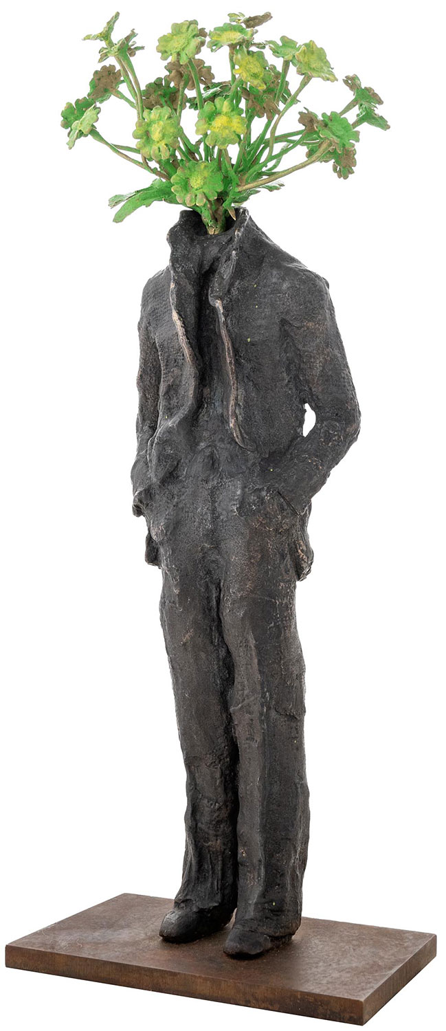 Raffaella Benetti: Skulptur ‚Herbarium I – Flower‘, Bronze