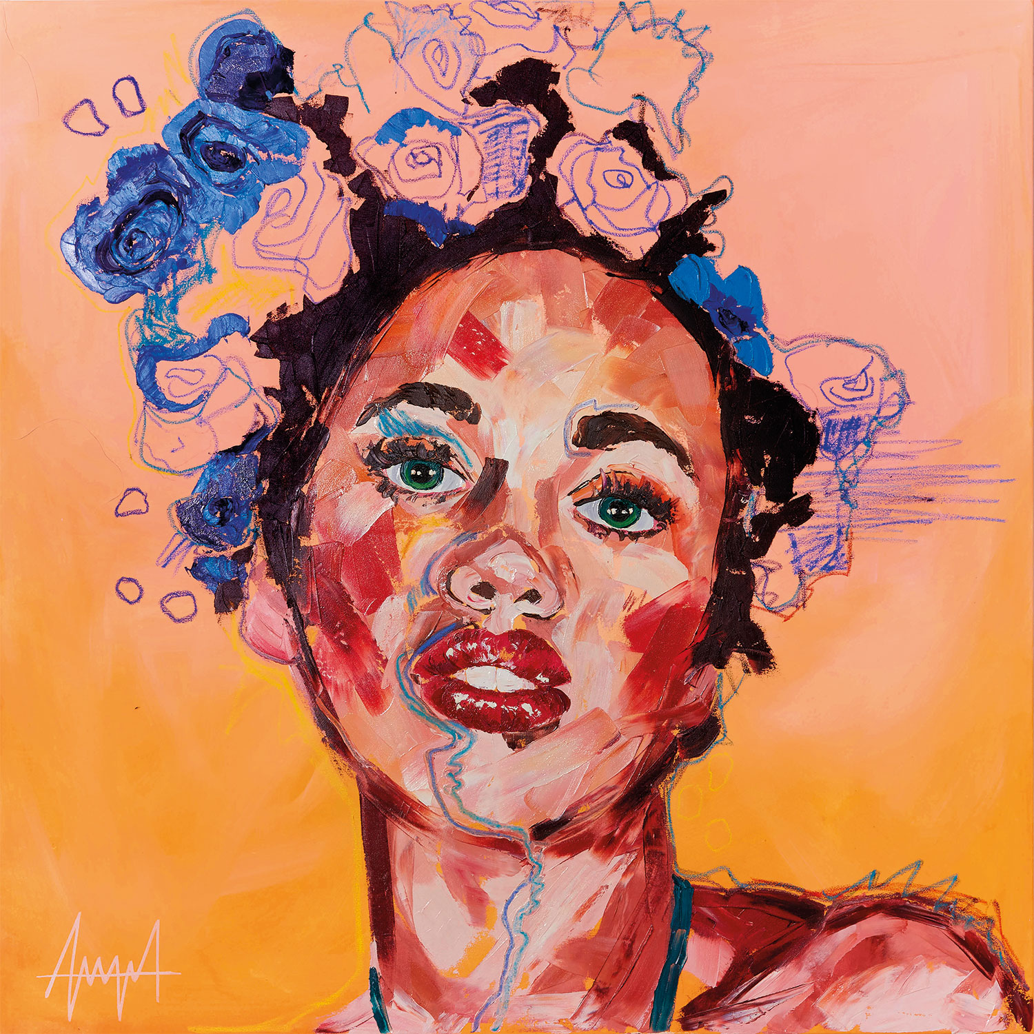 Anna Schellberg: Bild ‚Flora‘ (2023)