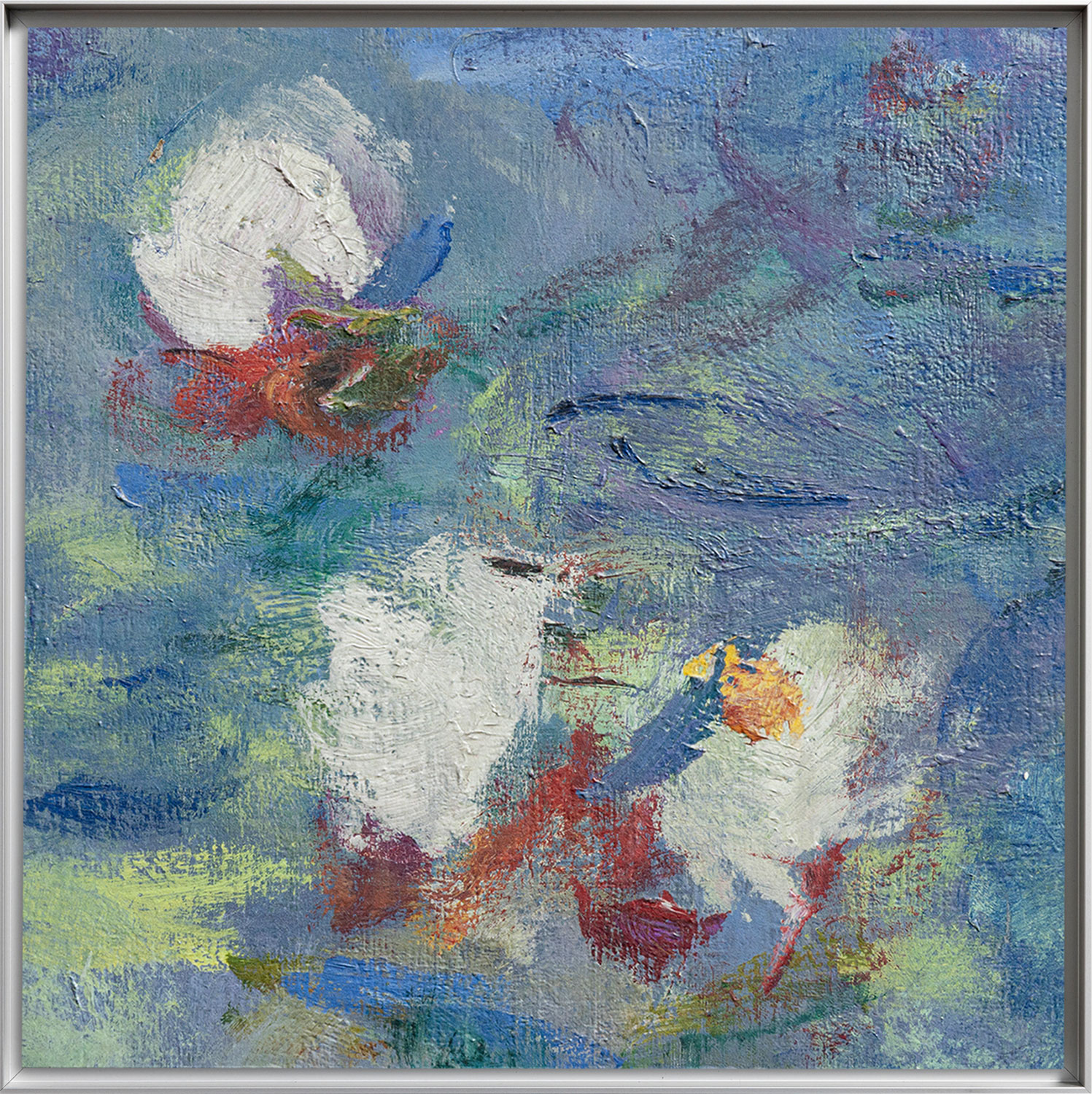 Claude Monet: Bild ‚Nymphéas III – Le Matin‘ – LITO Masters, gerahmt