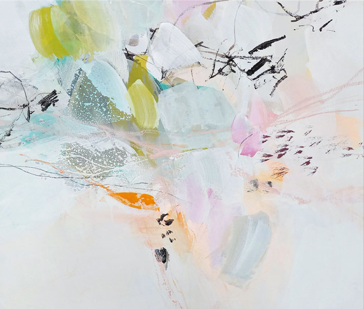 Ulrike Int-Veen: Bild ‚Ans Licht XVII‘ (2023) (Original / Unikat), auf Keilrahmen