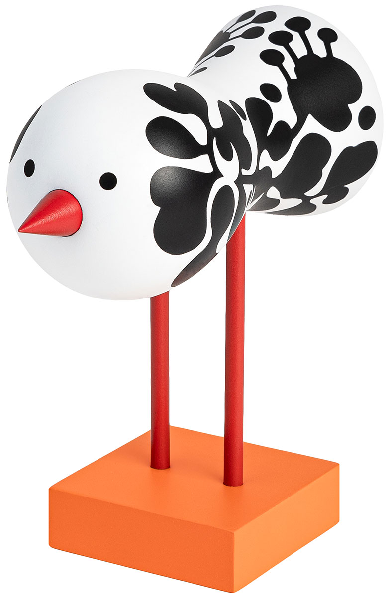 Design House Stockholm: Deko-Objekt ‚Birds 1967 (Friedenstaube 3)‘, Holz – Design Lisa Larson