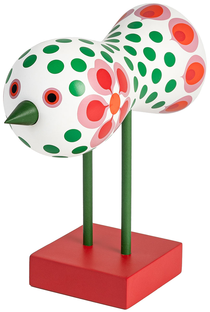 Design House Stockholm: Deko-Objekt ‚Birds 1967 (Friedenstaube 6)‘, Holz – Design Lisa Larson