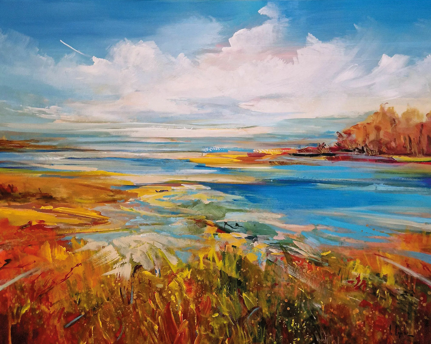 Irina Laube: Bild ‚A Day to Dream‘ (2023) (Original / Unikat), auf Keilrahmen