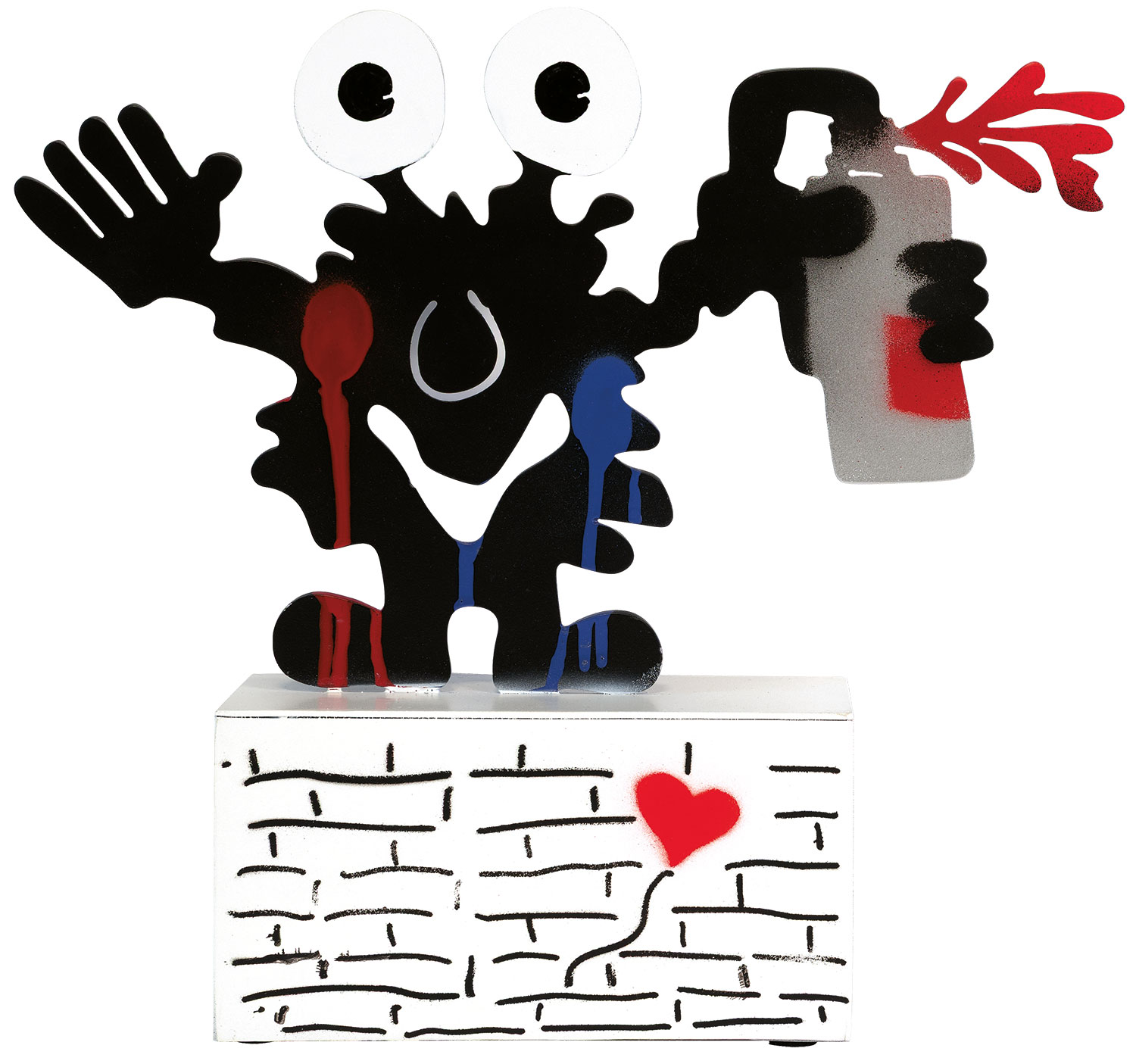 Patrick Preller: Skulptur ‚Streetart Monster‘