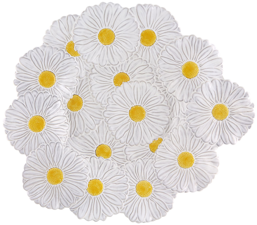 Bordallo Pinheiro: Servierplatte ‚Maria Flor‘, Keramik